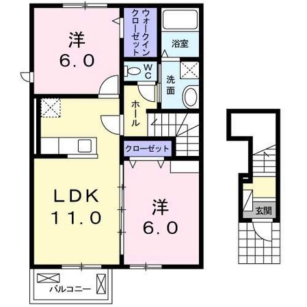 ベル・クロワールの物件間取画像
